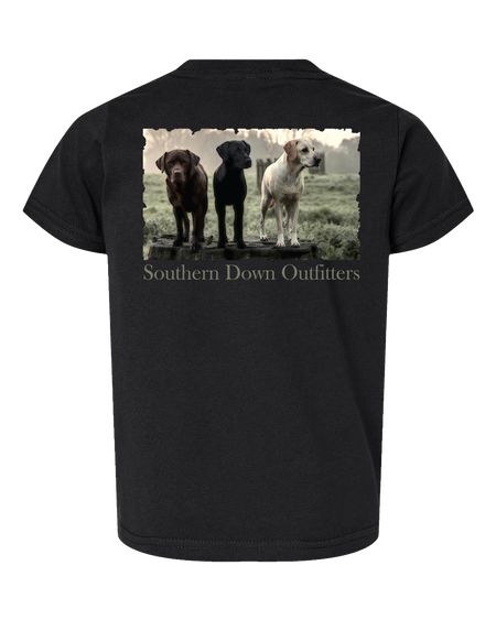 Three Dogs Toddler Tee