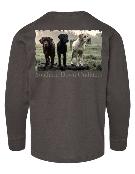 Three Dogs Youth LS Tee