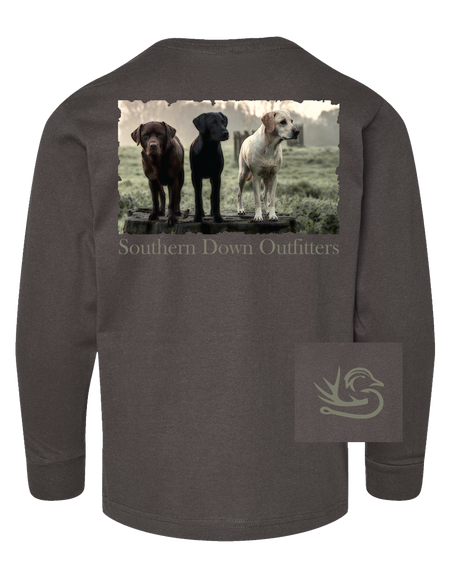 Three Dogs Youth LS Tee