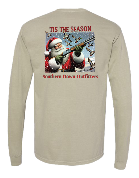 Christmas - Santa Tis the Season LS Tee