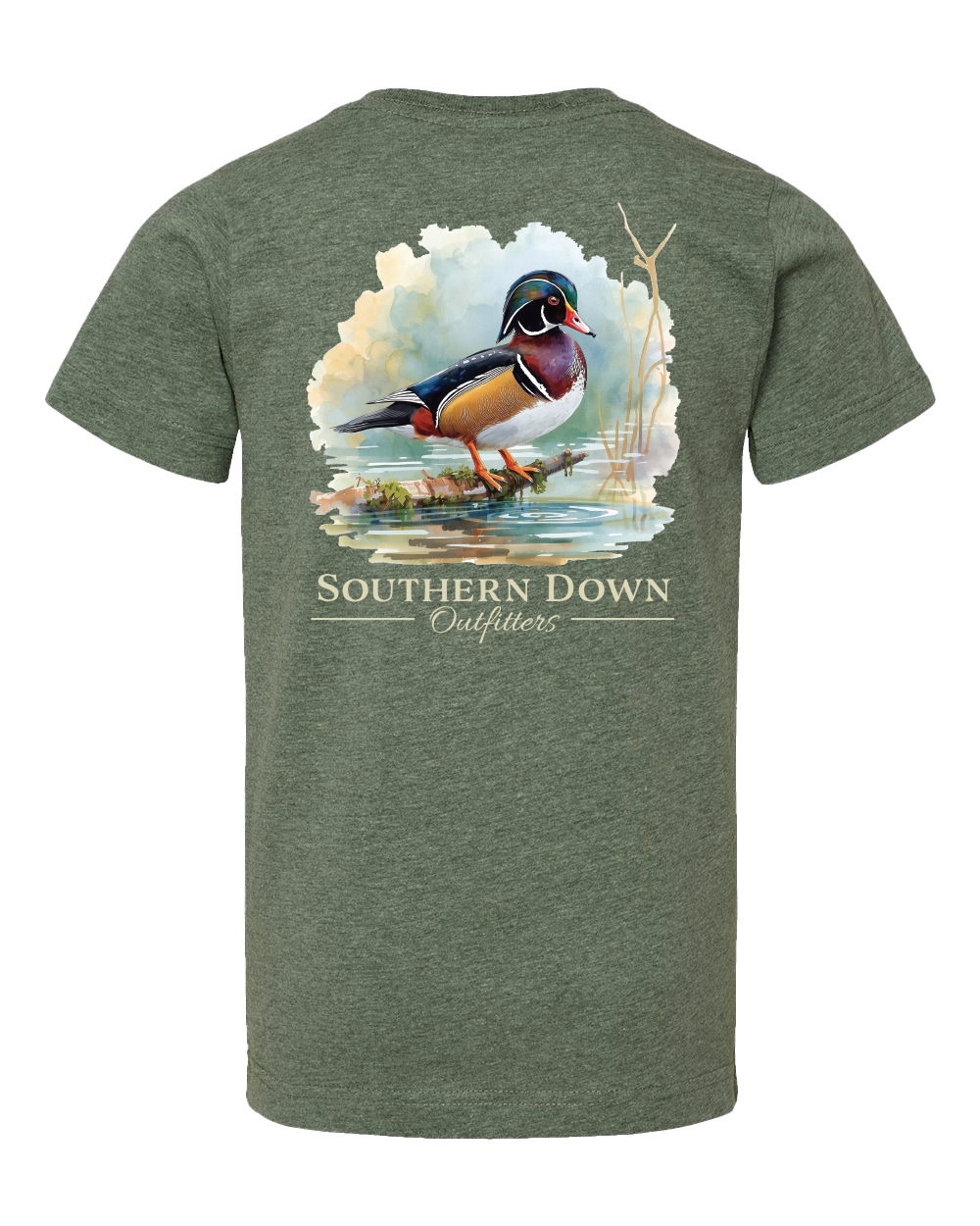 Wood Duck On Branch Toddler Tee
