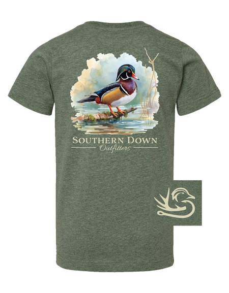 Wood Duck On Branch Toddler Tee